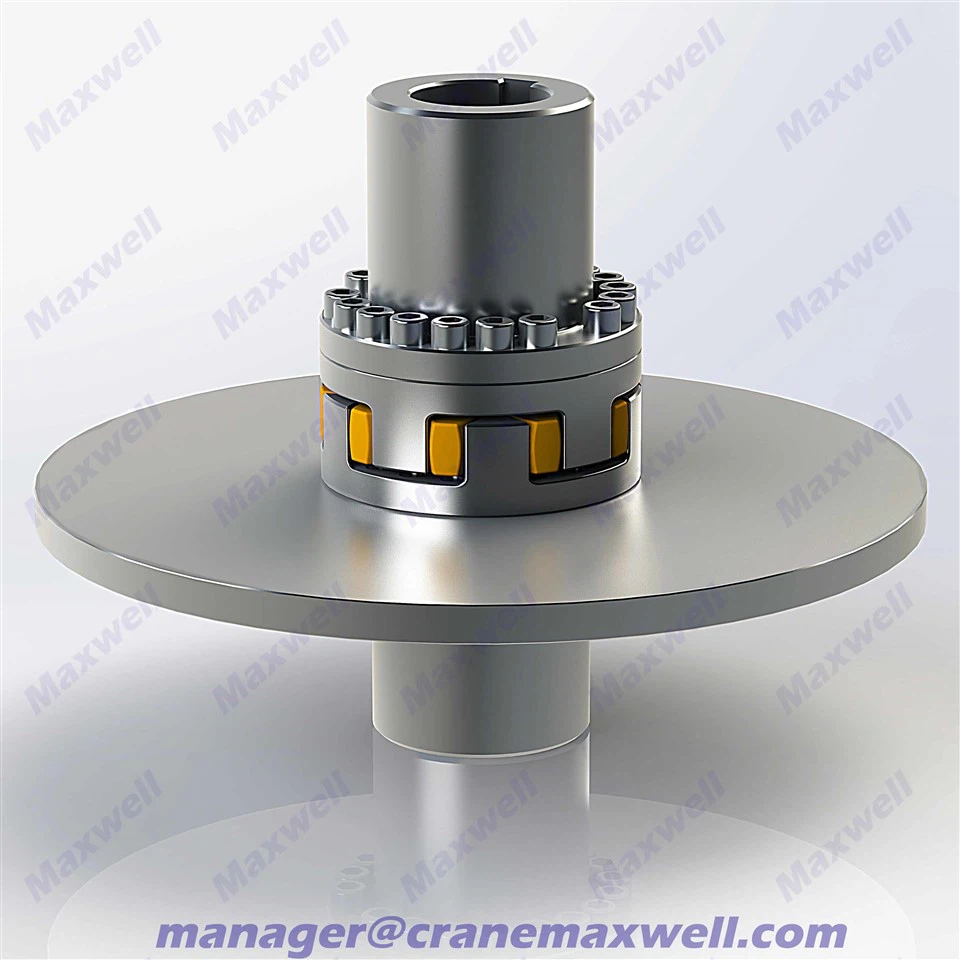 MLPK Plum-Shaped Elastic Coupling With Brake Disc